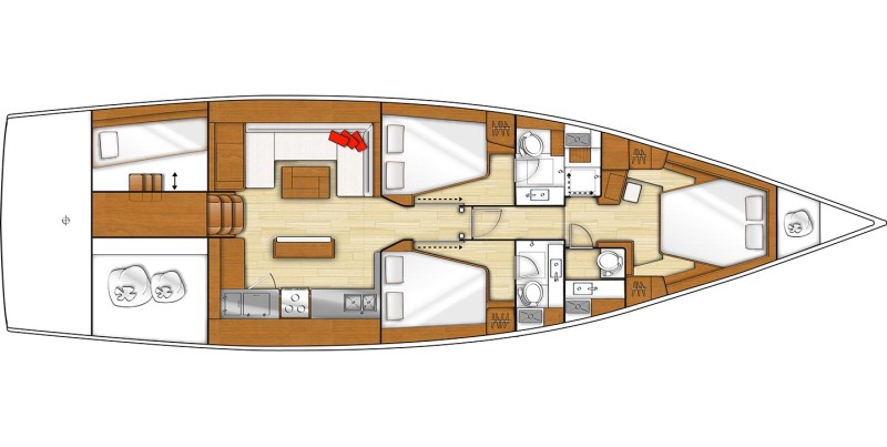 Beneteau Sense 55 | Yacht Charter Croatia