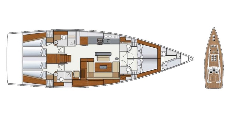Hanse 575 | Yacht Charter Croatia