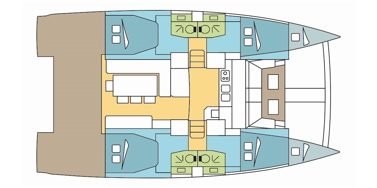 Bali 4.1, IODEA  | Yacht Charter Croatia
