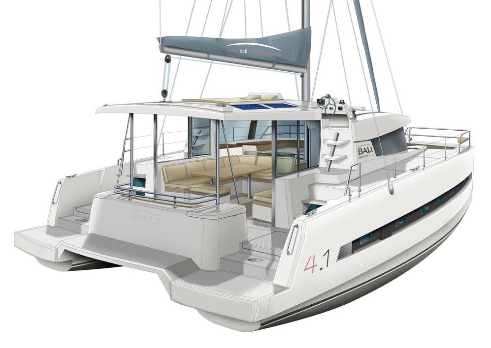 Bali 4.1, Private Island I | Yacht Charter Croatia