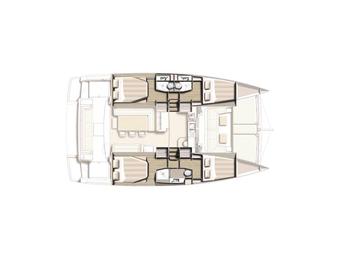 Bali 4.1, Testa | Yacht Charter Croatia