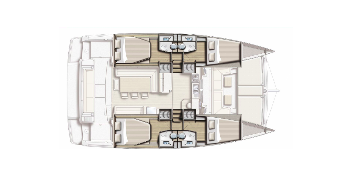 Bali 4.1, Escape I | Yacht Charter Croatia