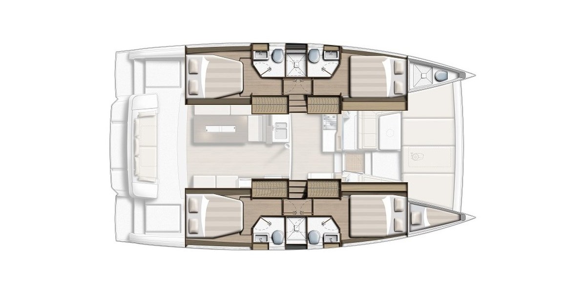 Bali 4.2, Altair | Noleggio di Yacht Croazia