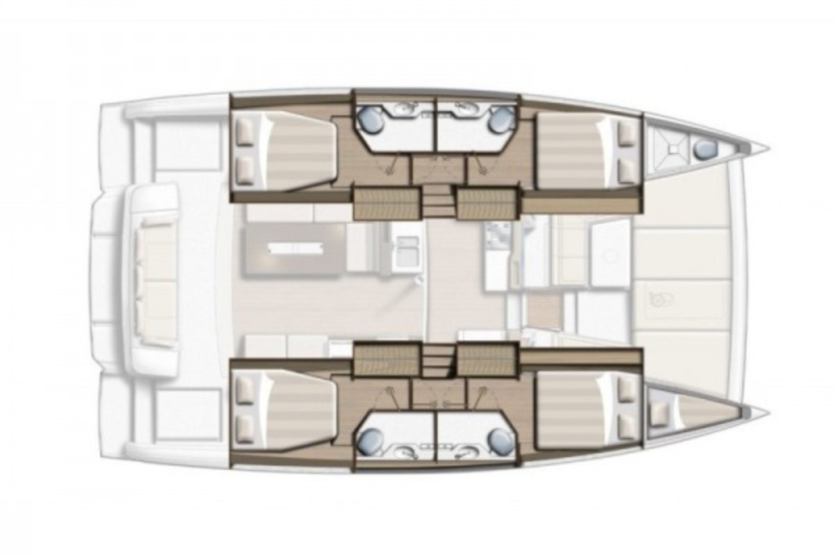 Bali 4.2, Supernova | Yacht Charter Croatia