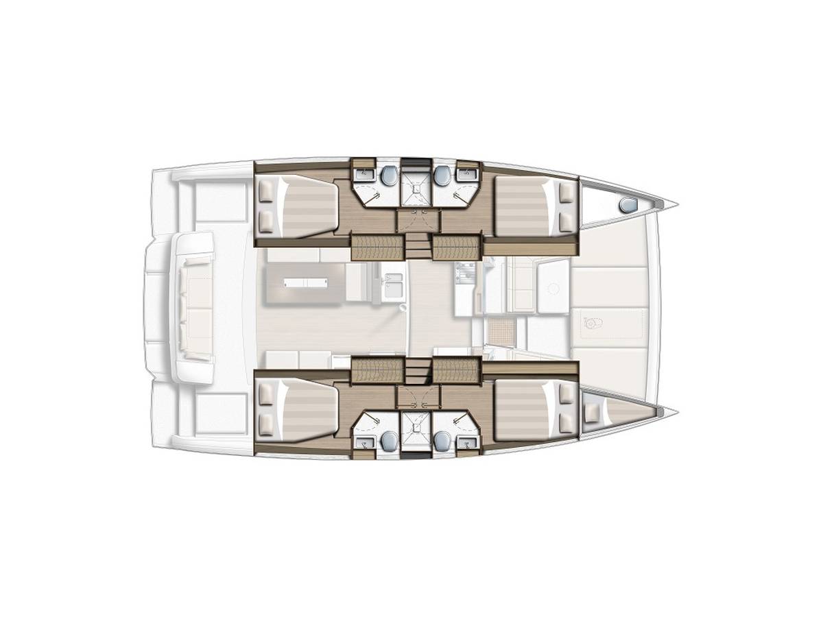 Bali 4.2, Tina | Yacht Charter Croatia