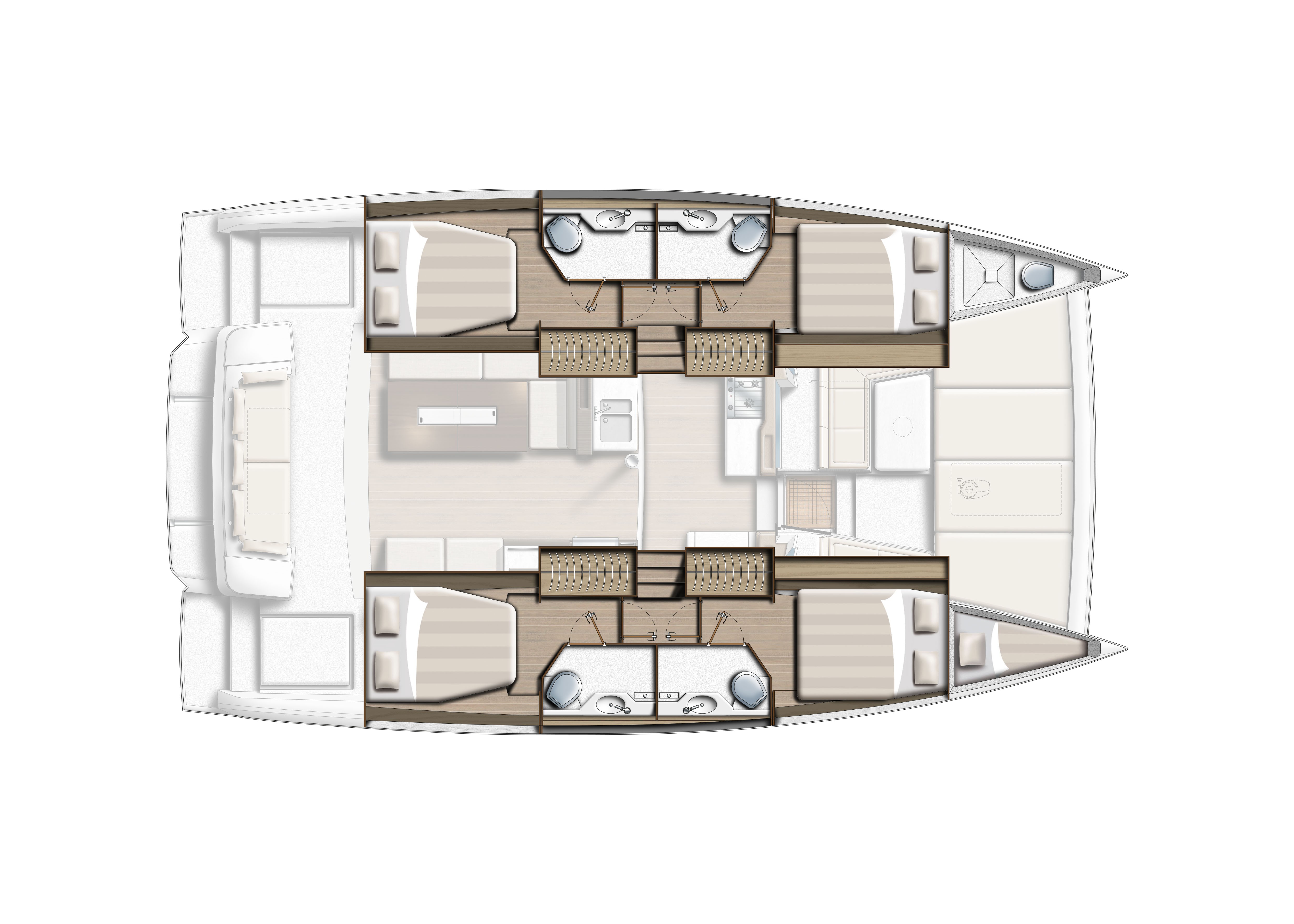 Bali 4.2, Merlot | Yachtcharter Kroatien