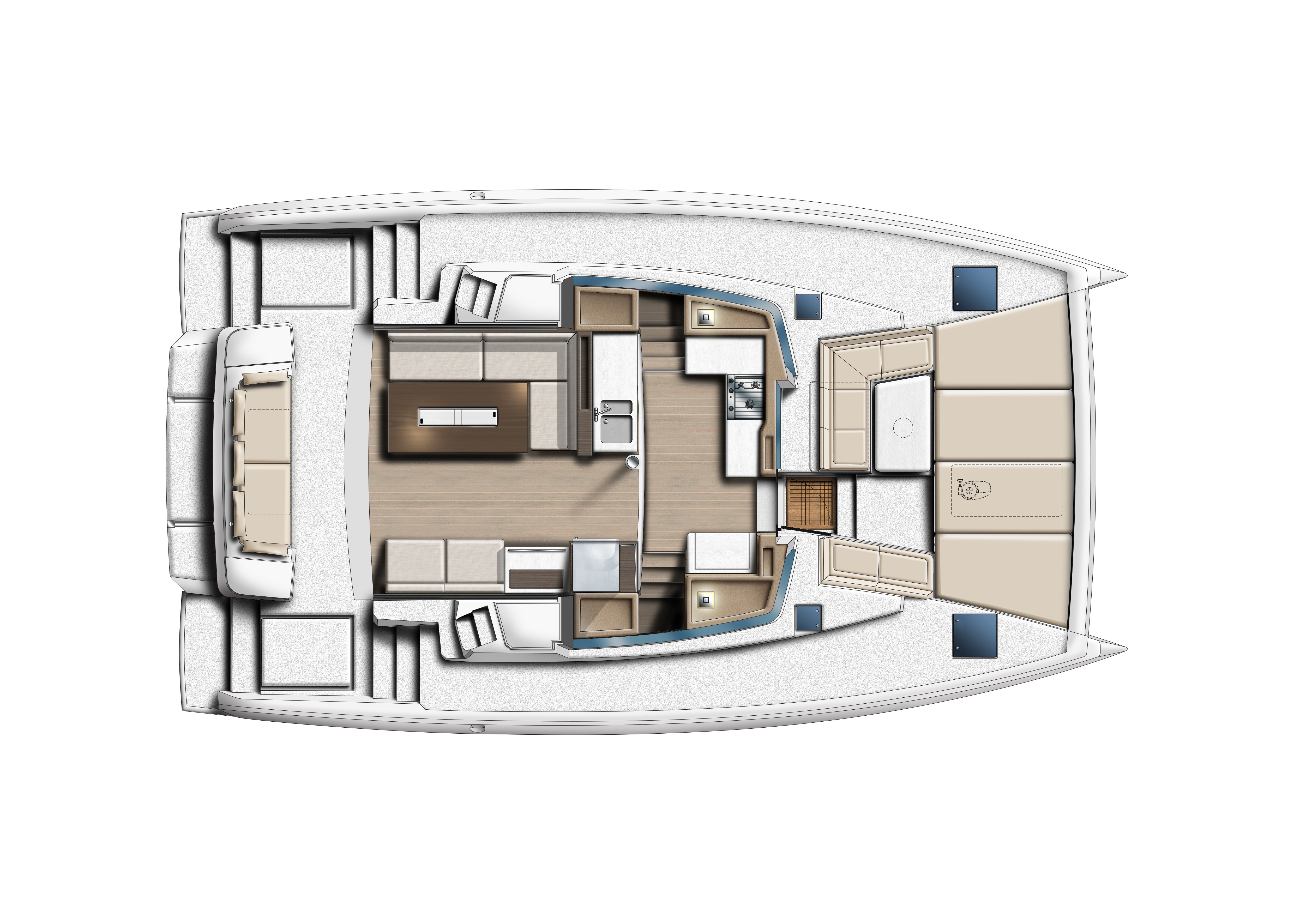 Bali 4.2, Merlot | Yachtcharter Kroatien