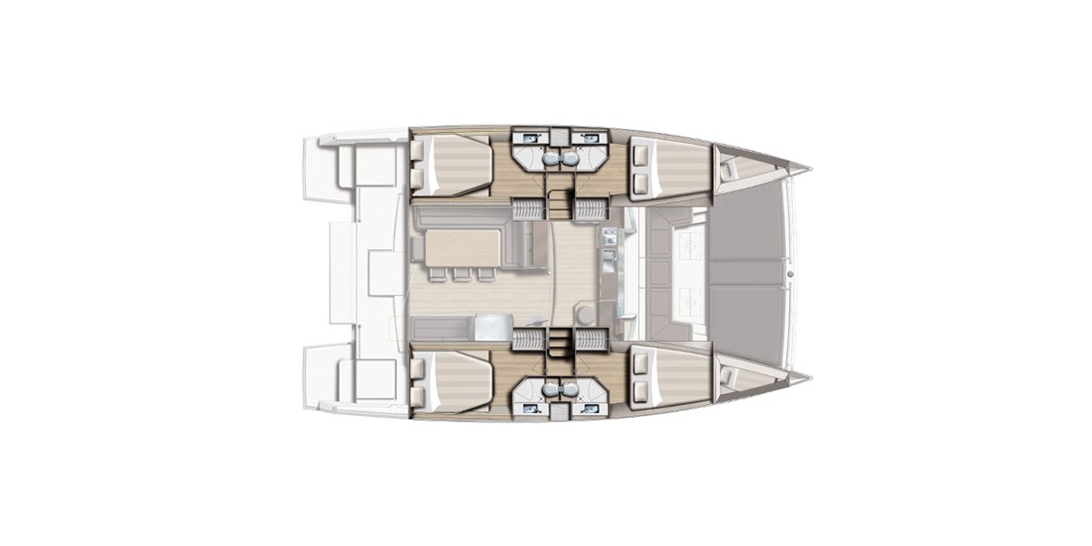 Bali 4.3, Summer Loft | Yacht Charter Croatia