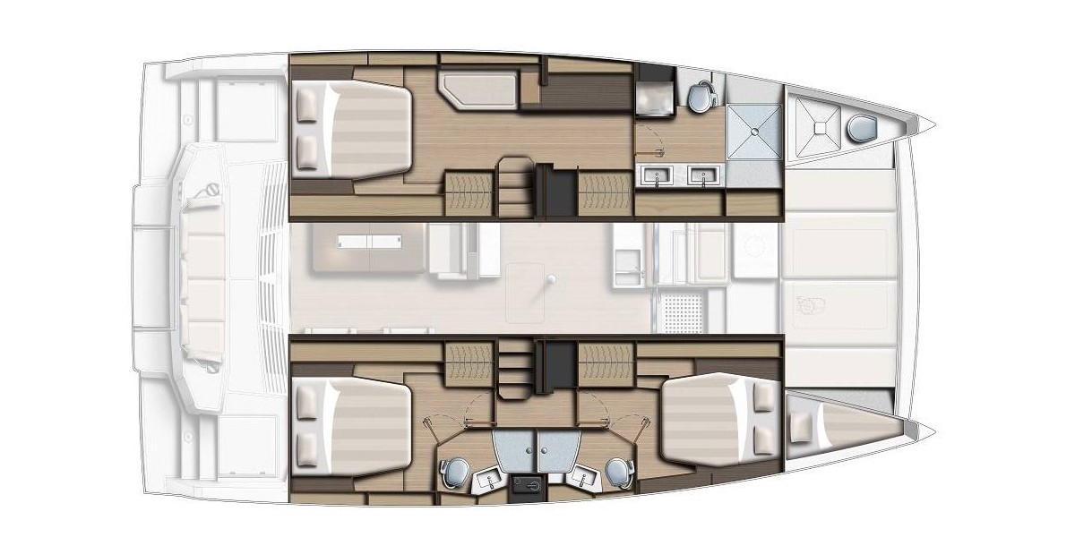 Bali 4.4, Apollo | Yacht Charter Croatia