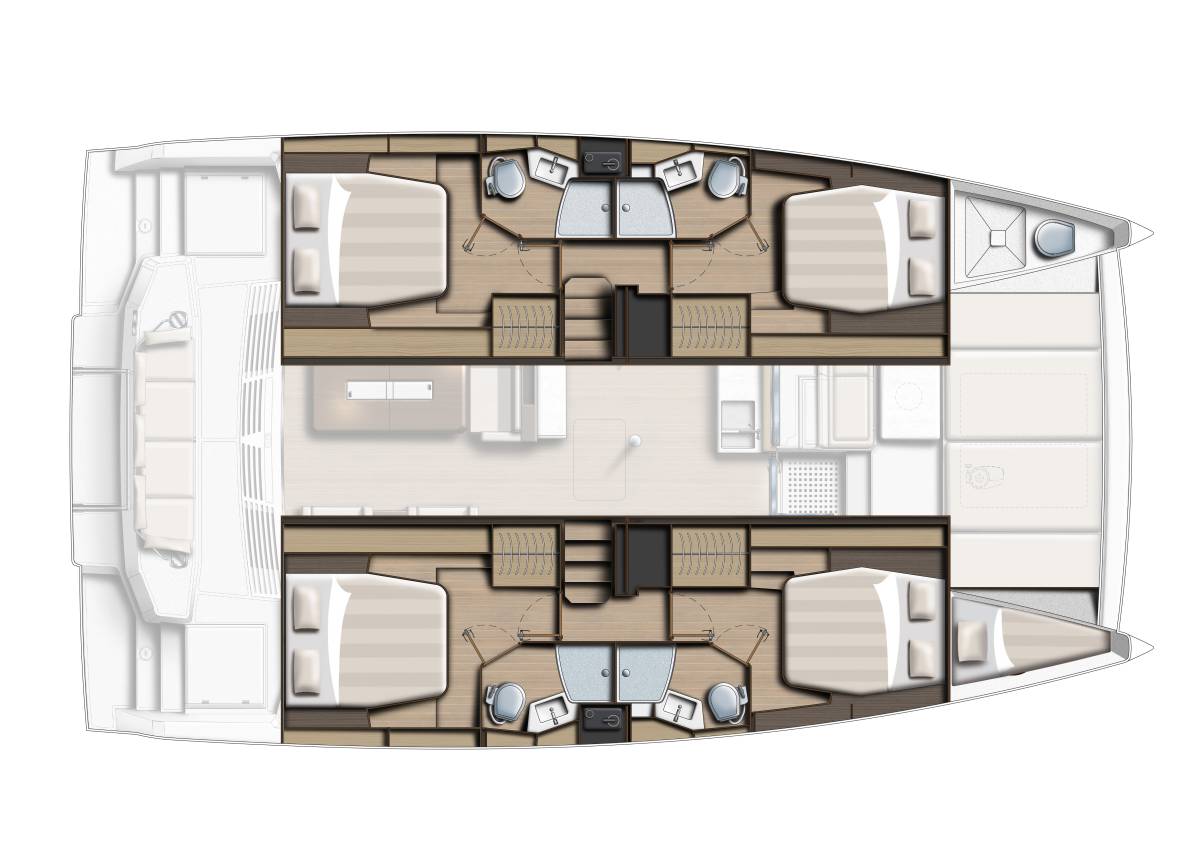 Bali 4.4, Breeze | Yacht Charter Croatia