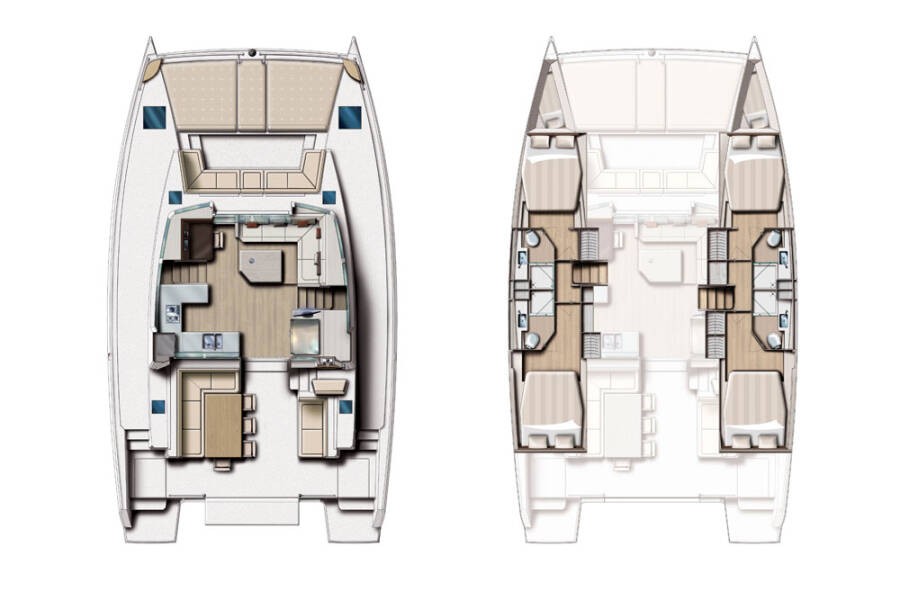 Bali 4.5, Nouvelle Vague | Yacht Charter Croatia