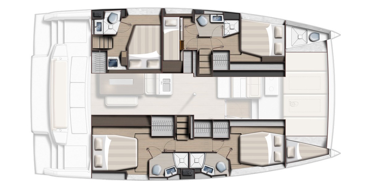 Bali 4.6, Triton | Yachtcharter Kroatien