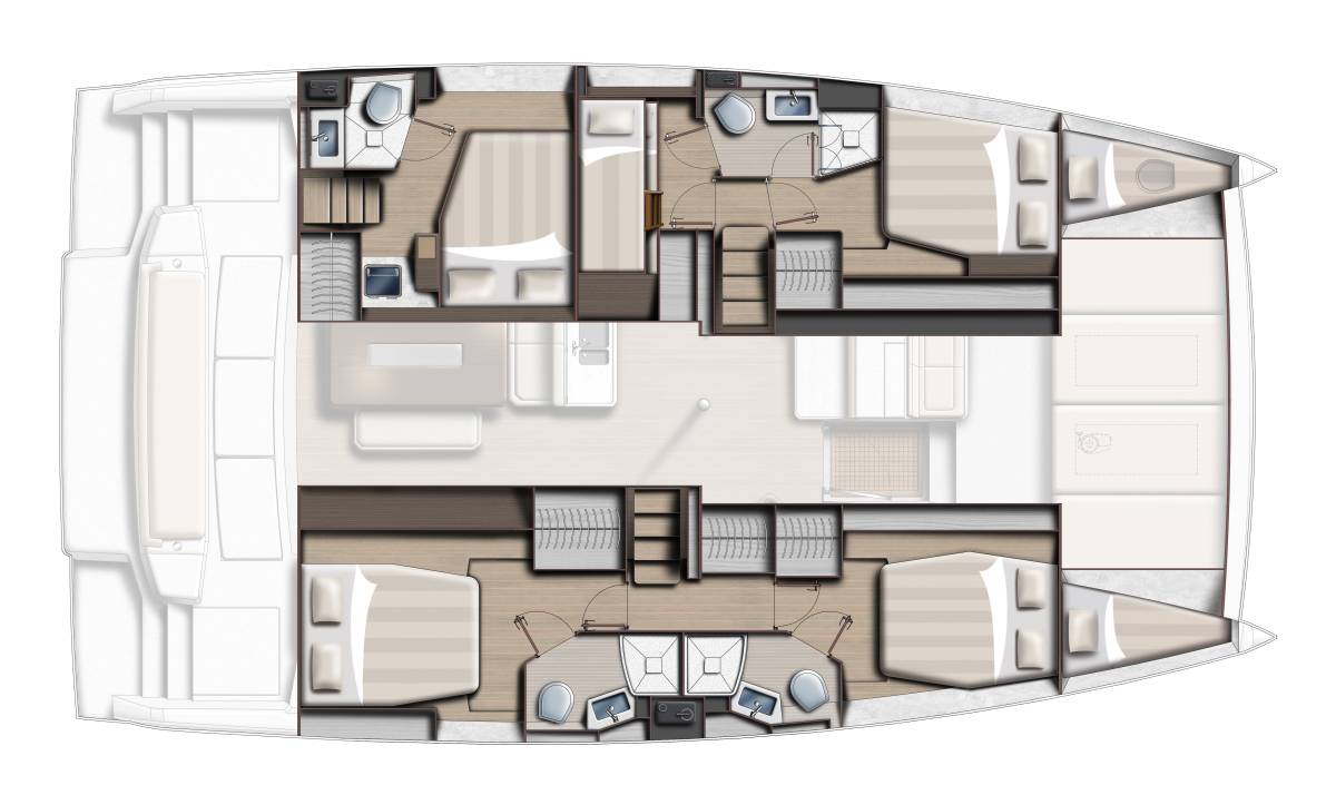 Bali 4.6, Azuréa | Yacht Charter Croatia