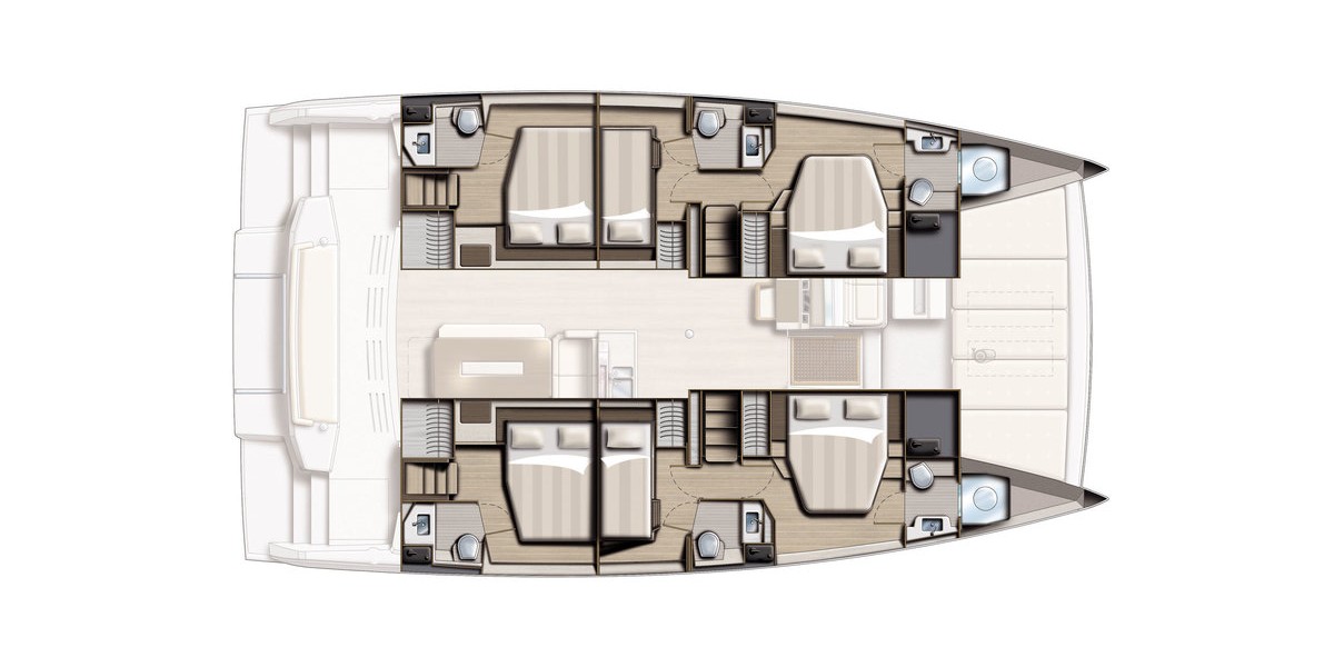 Bali 4.8, Titan | Yacht Charter Croatia