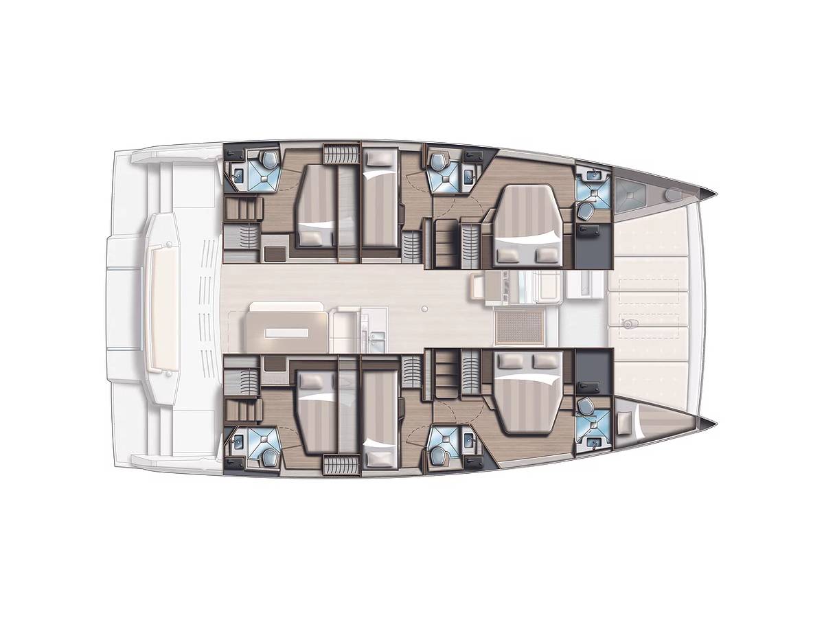 Bali 4.8, Esthera | Yacht Charter Croatia