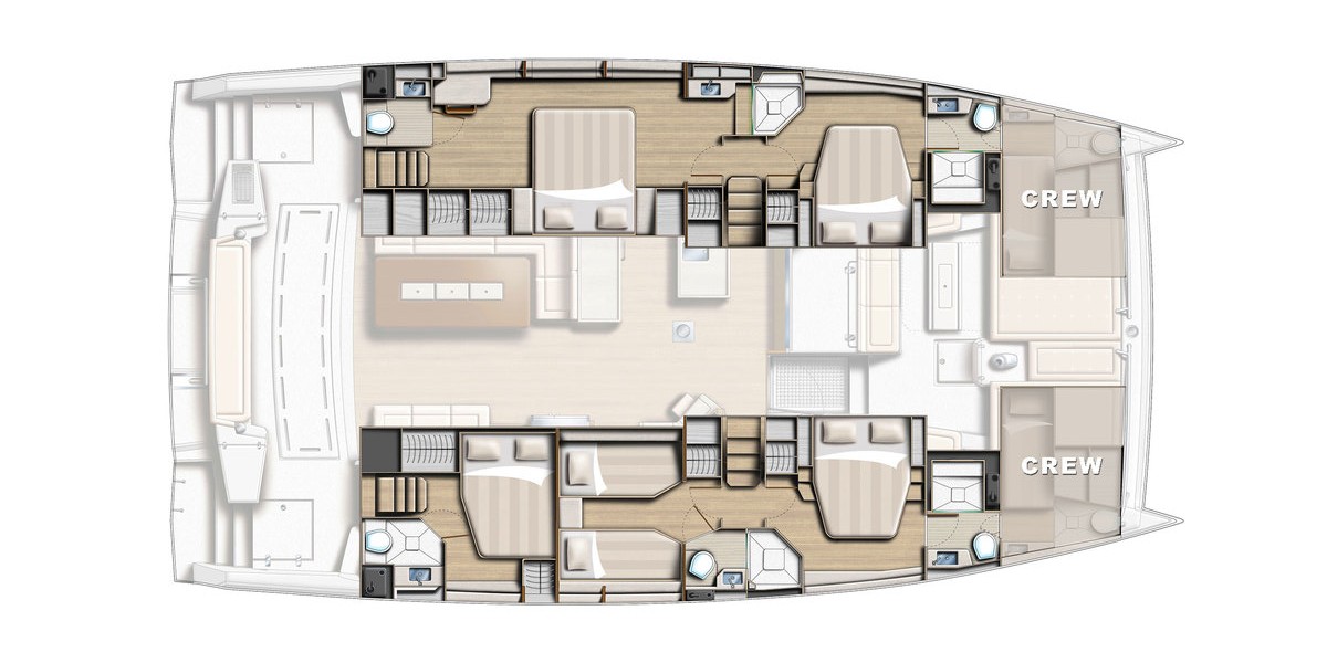 Bali 5.4, Marea I | Yacht Charter Croatia