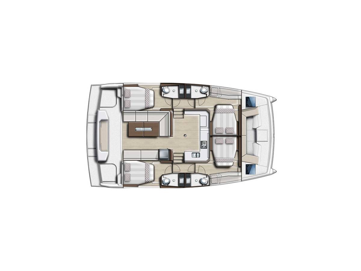 Bali Catspace, 4 Friends | Yacht Charter Croatia