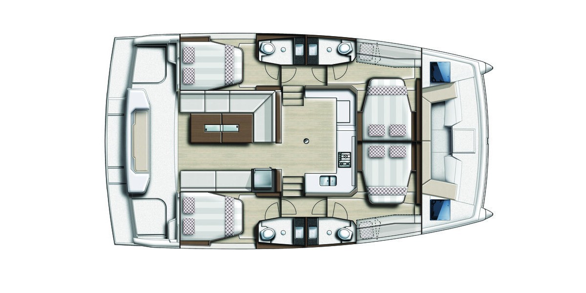 Bali Catspace, Compass | Yachtcharter Kroatien