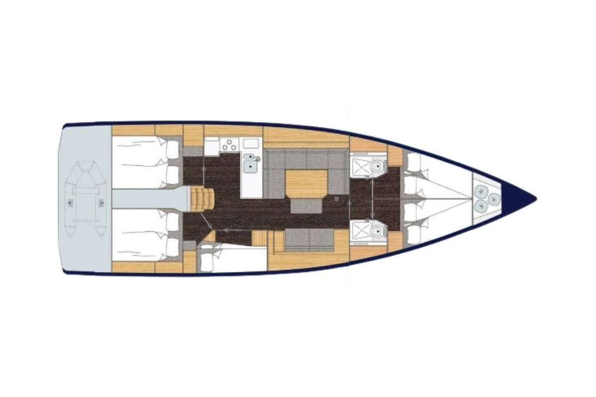 Bavaria C45 Holiday, Bella | Yacht Charter Croatia