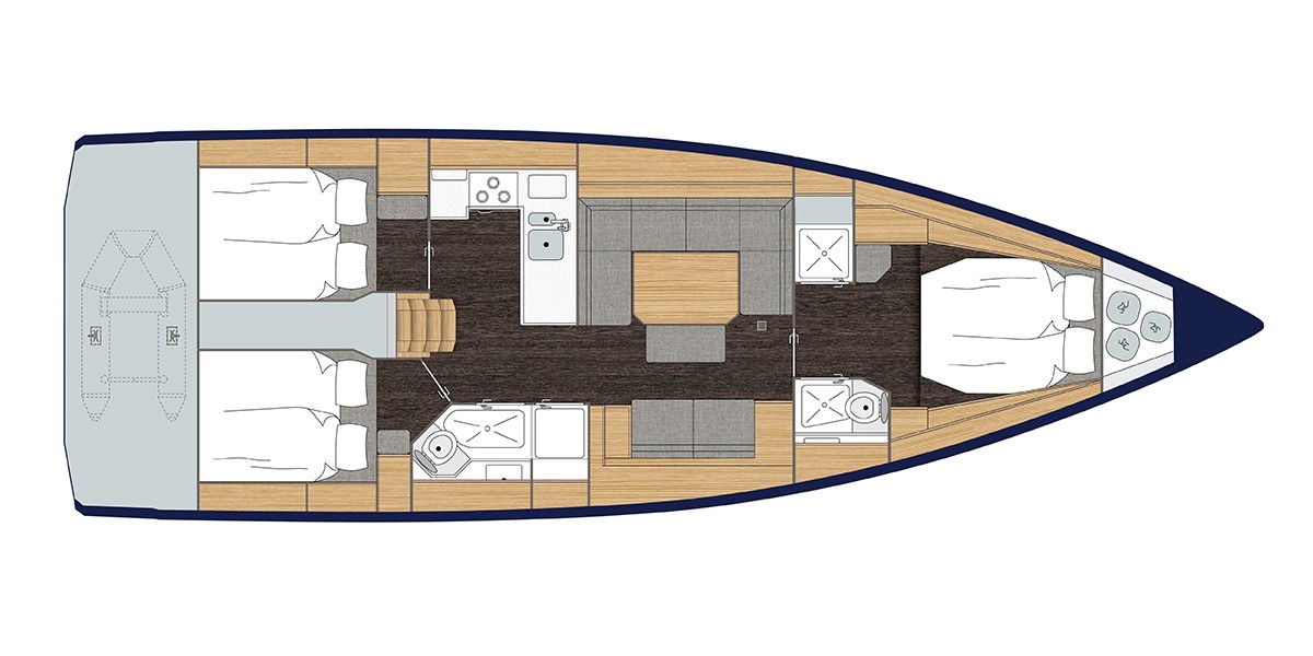 Bavaria C45 Style, Sunny | Yacht Charter Croatia