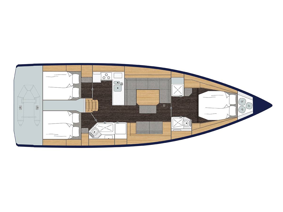 Bavaria C45 Style, Sunny | Yacht Charter Croatia