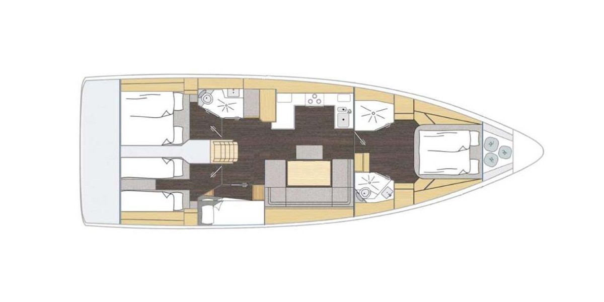 Bavaria C46, Aquila | Yachtcharter Kroatien