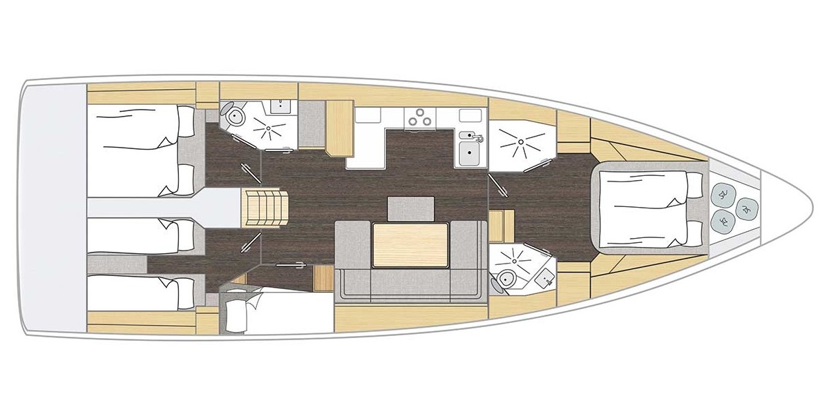Bavaria C46, Art N | Yacht Charter Croatia