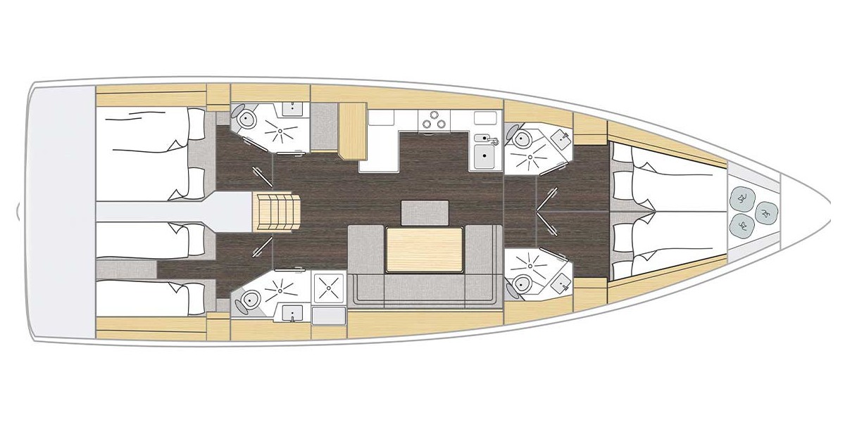 Bavaria C46, Sabina | Yacht Charter Croatia