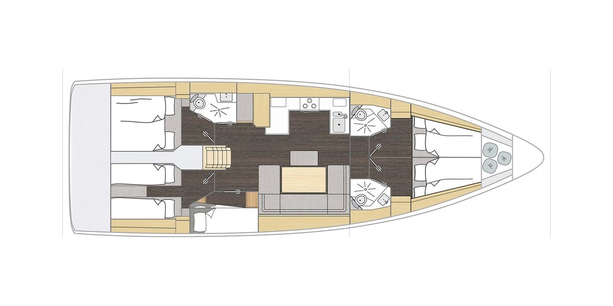 Bavaria C46, Princess Laura | Yacht Charter Croatia