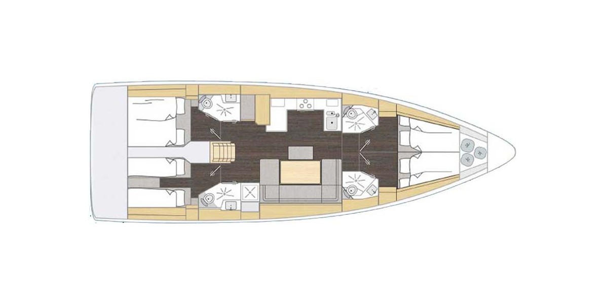 Bavaria C46, Nonica | Yacht Charter Croatia