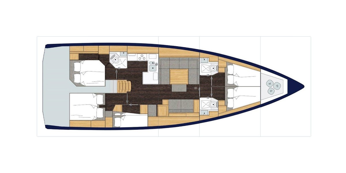 Bavaria C50, Big Blue | Yacht Charter Croatia