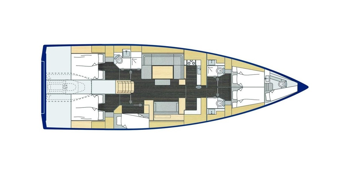 Bavaria C57 Style, Mina | Yacht Charter Croatia