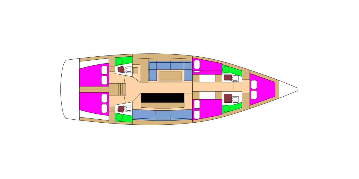 D&D Kufner 54.2, Rioja | Yacht Charter Croatia