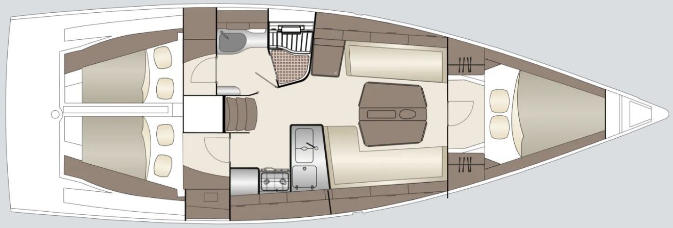 Dehler 38 SQ, Lieutenant Dan | Yacht Charter Croatia