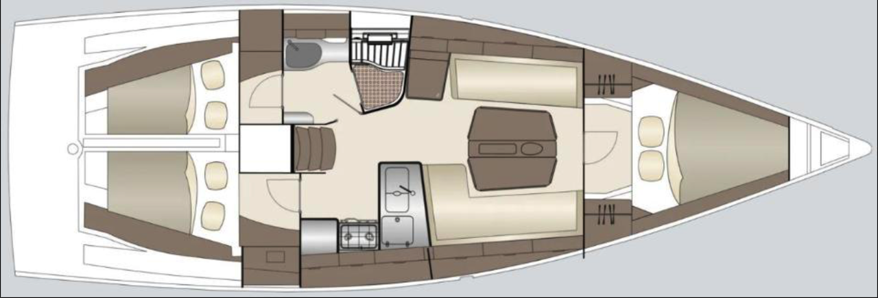 Dehler 38 SQ, Just B! | Yacht Charter Croatia