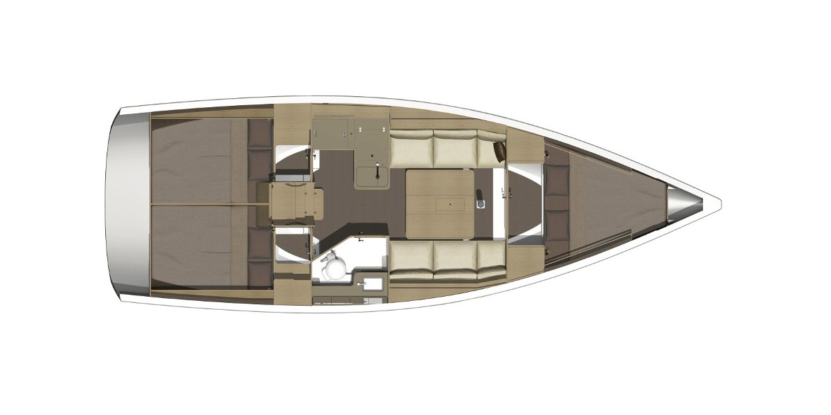 Dufour 350 GL, Papillon | Yacht Charter Croatia