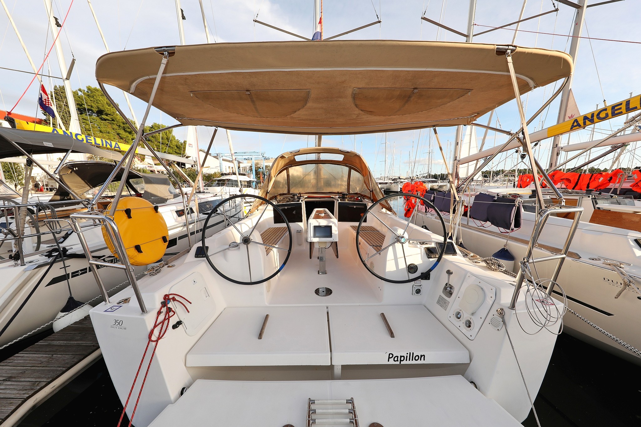 Dufour 350 GL, Papillon | Yacht Charter Croatia