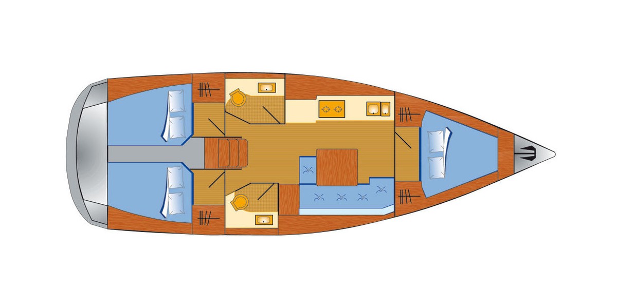 Dufour 382 GL, Henry | Noleggio di Yacht Croazia