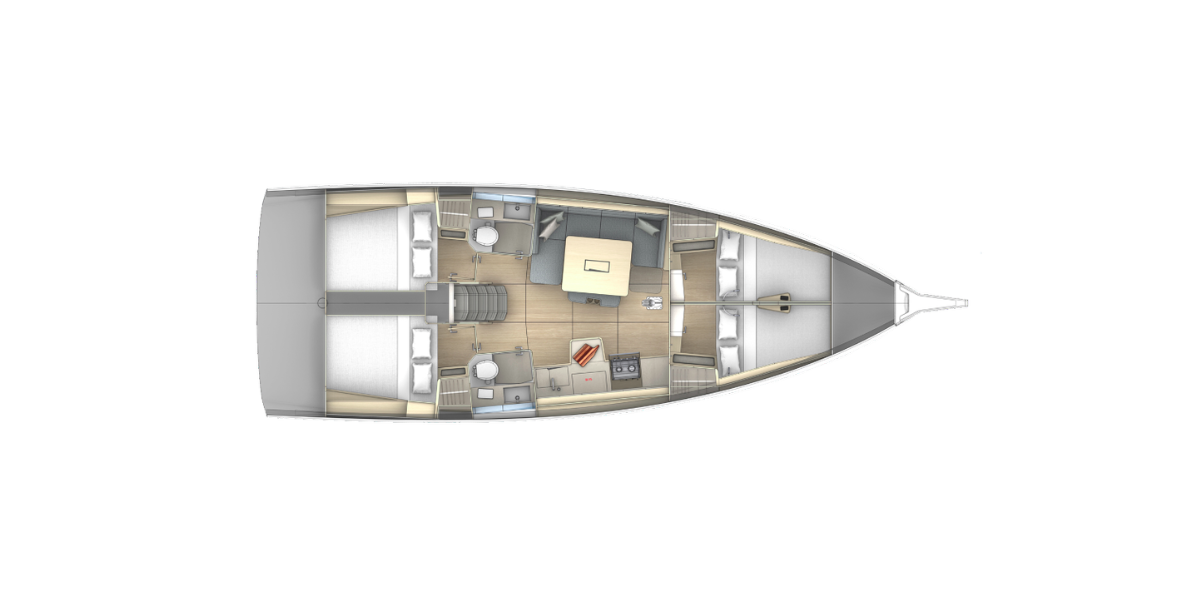 Dufour 41, Wild Rose | Yacht Charter Croatia