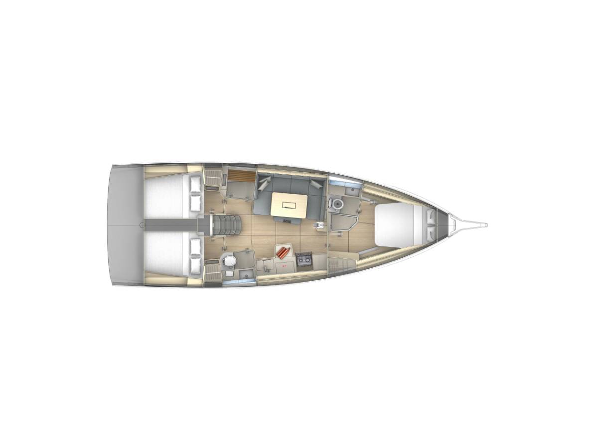 Dufour 41, Poppy | Yachtcharter Kroatien
