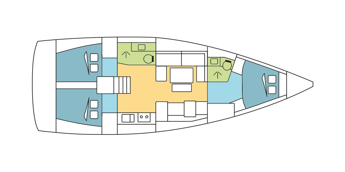 Dufour 412 GL, FREDOTEO | Yacht Charter Croatia