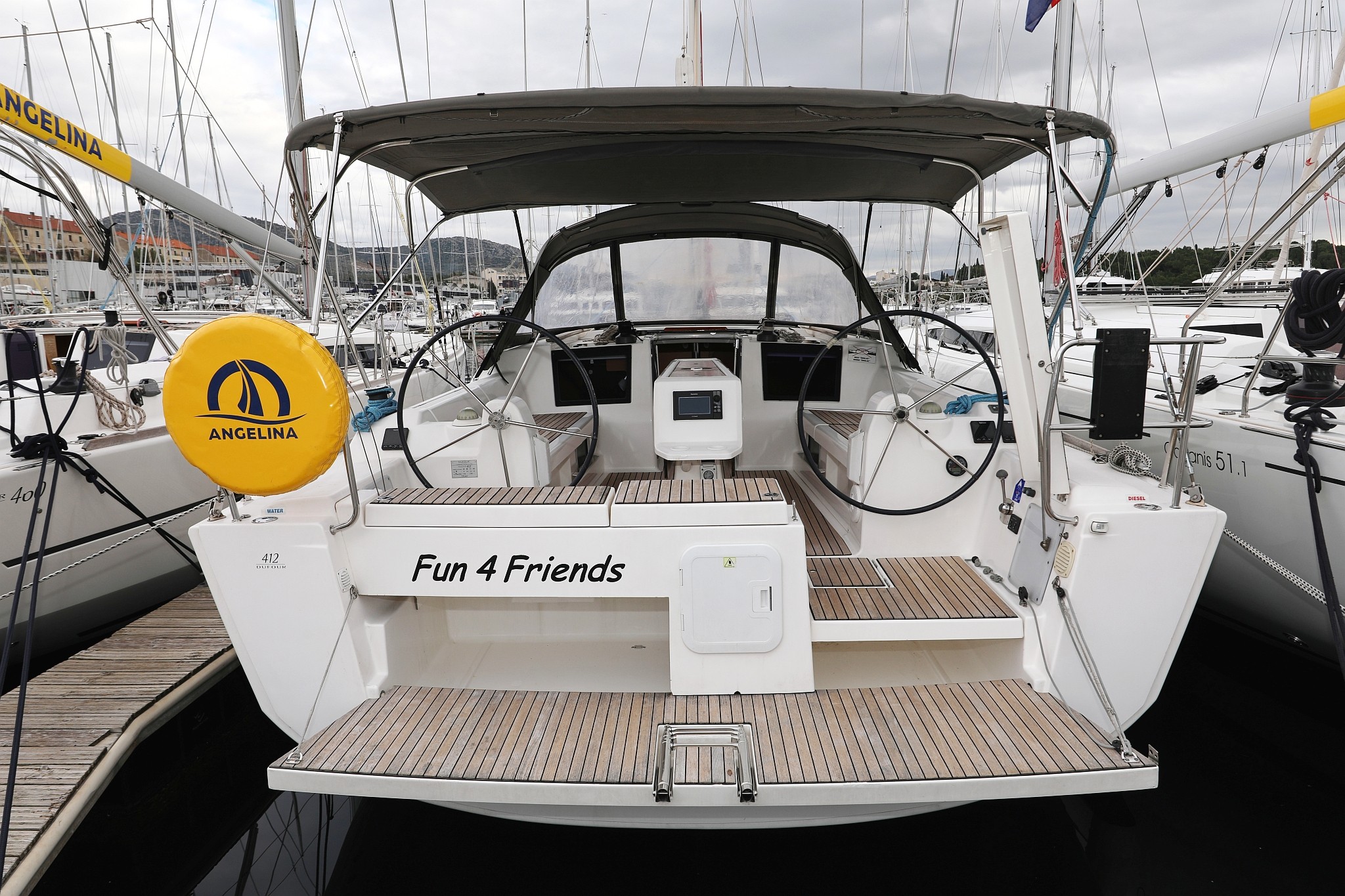 Dufour 412 GL, Fun 4 Friends | Yacht Charter Croatia