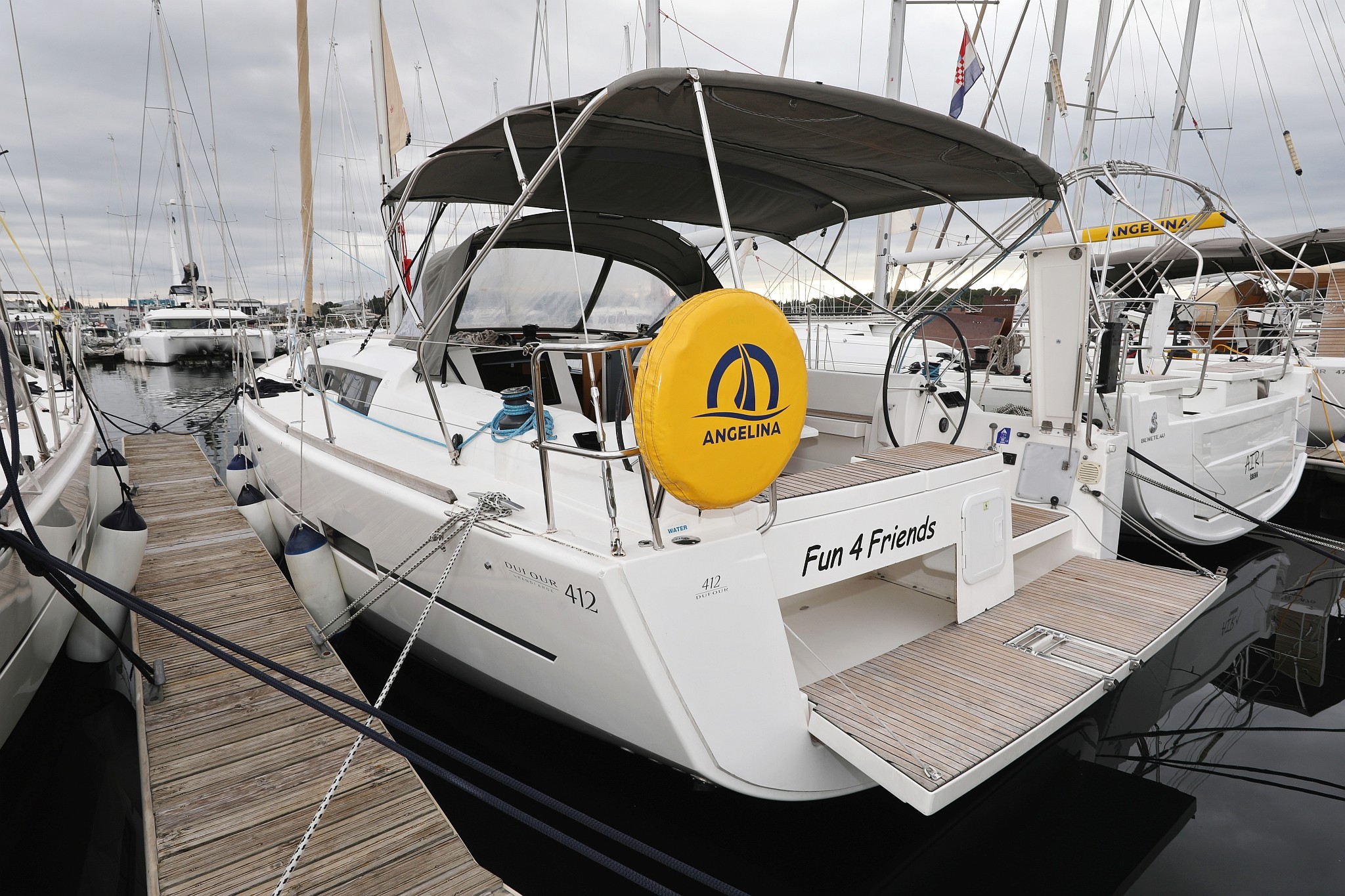 Dufour 412 GL, Fun 4 Friends | Yacht Charter Croatia