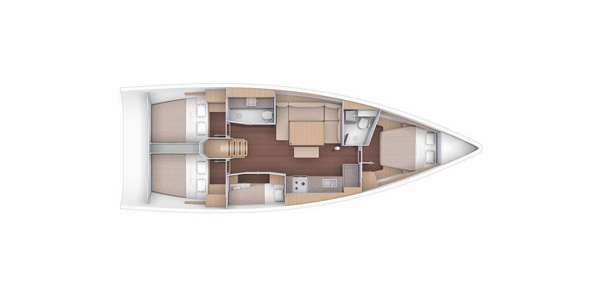 Dufour 430 GL, Magdalena | Yacht Charter Croatia