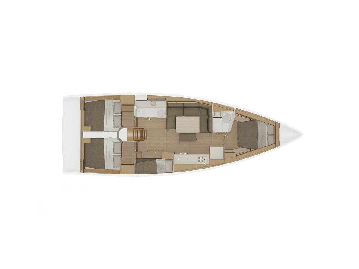 Dufour 430 GL, Sea Cloud 1 | Yacht Charter Croatia