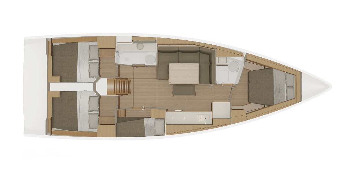 Dufour 430 GL, Levan | Yacht Charter Croatia
