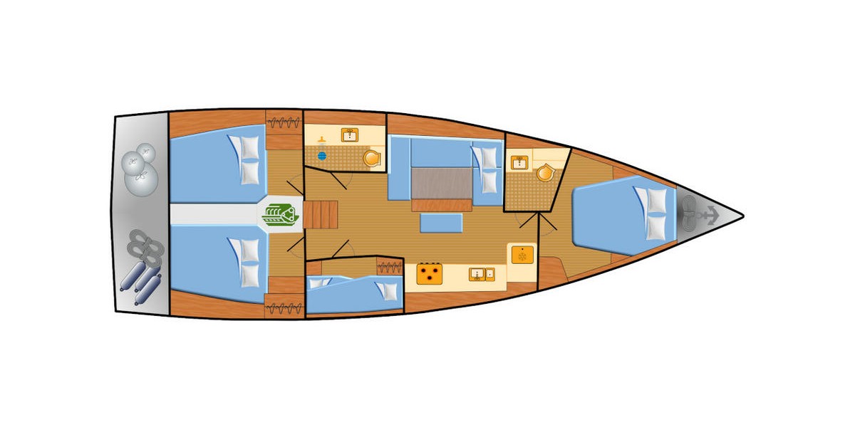 Dufour 430, Whisky | Yacht Charter Croatia