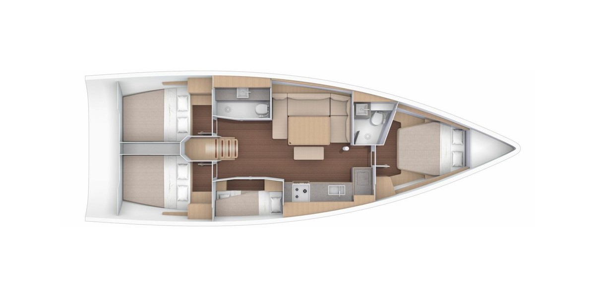 Dufour 430, Karla | Yachtcharter Kroatien