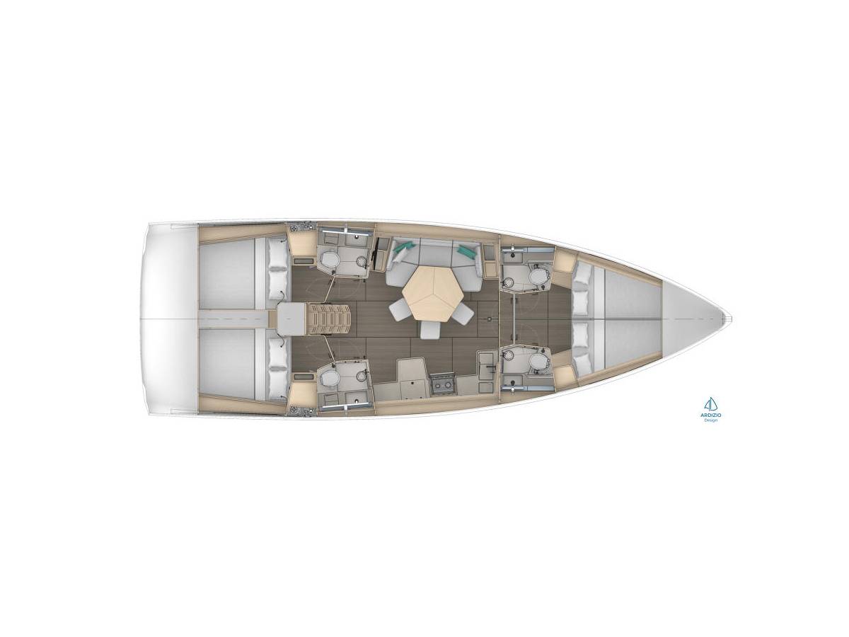 Dufour 44, Scooby Doo | Yacht Charter Croatia