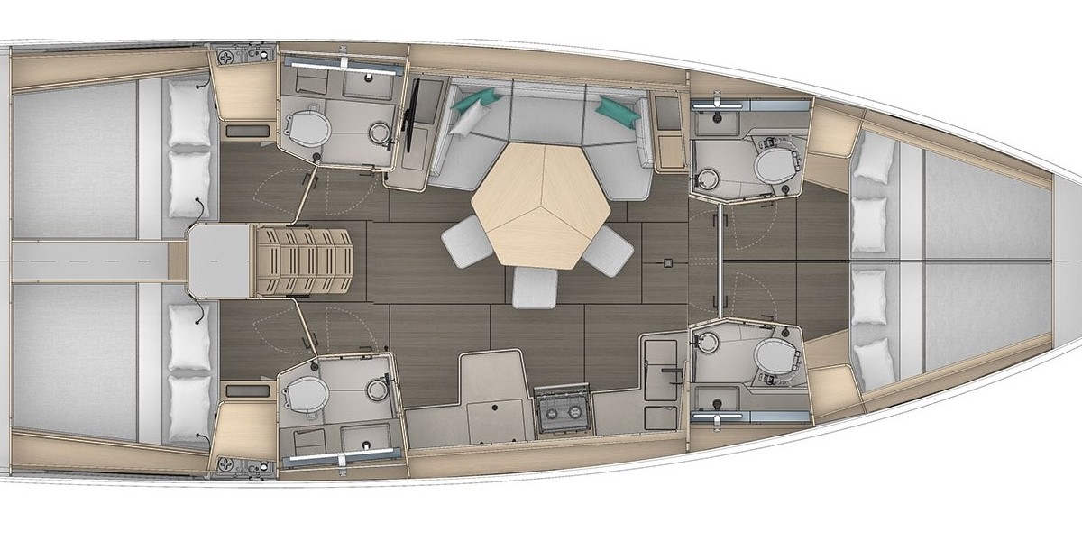 Dufour 44, Full Moon | Yacht Charter Croatia